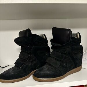 Black Isabel Marant size 39 wedge sneaker